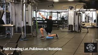 Half Kneeling Lat. Pulldown w/ Rotation