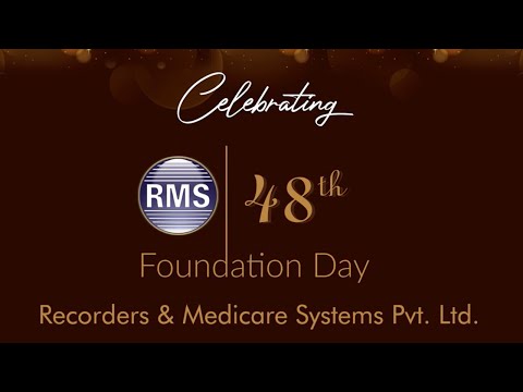 Foundation day of RMS | Recorders & Medicare Systems | RMSINDIA