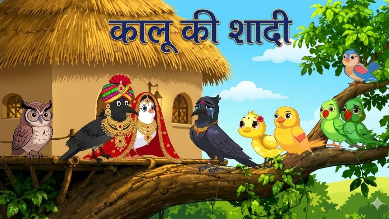 Coco Kahani TV | बारिश में कालू की शादी | Bird Kahani | Barish ki Kahani | Chidiya Wala Cartoon