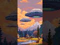 Aliens visiting the beaver farm.