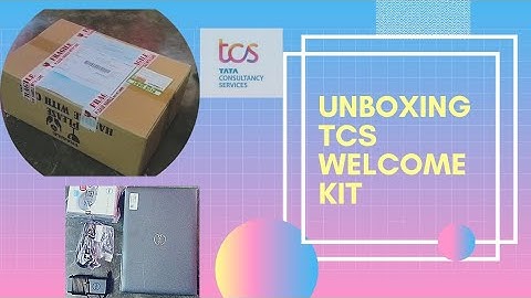 TCS welcome kit unboxing video #tcs asset