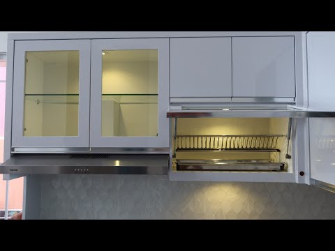 Kitchen set minimalis modern warna putih