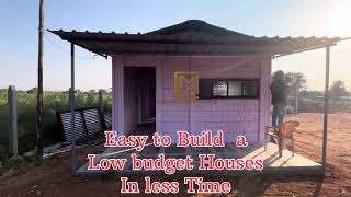 Readymade compound house construction|compound wall home|low cost precast concrete house | compound