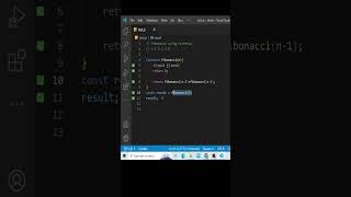 javascript tricky question | recursion fibonacci #shorts #javascript #javascriptinterview #code