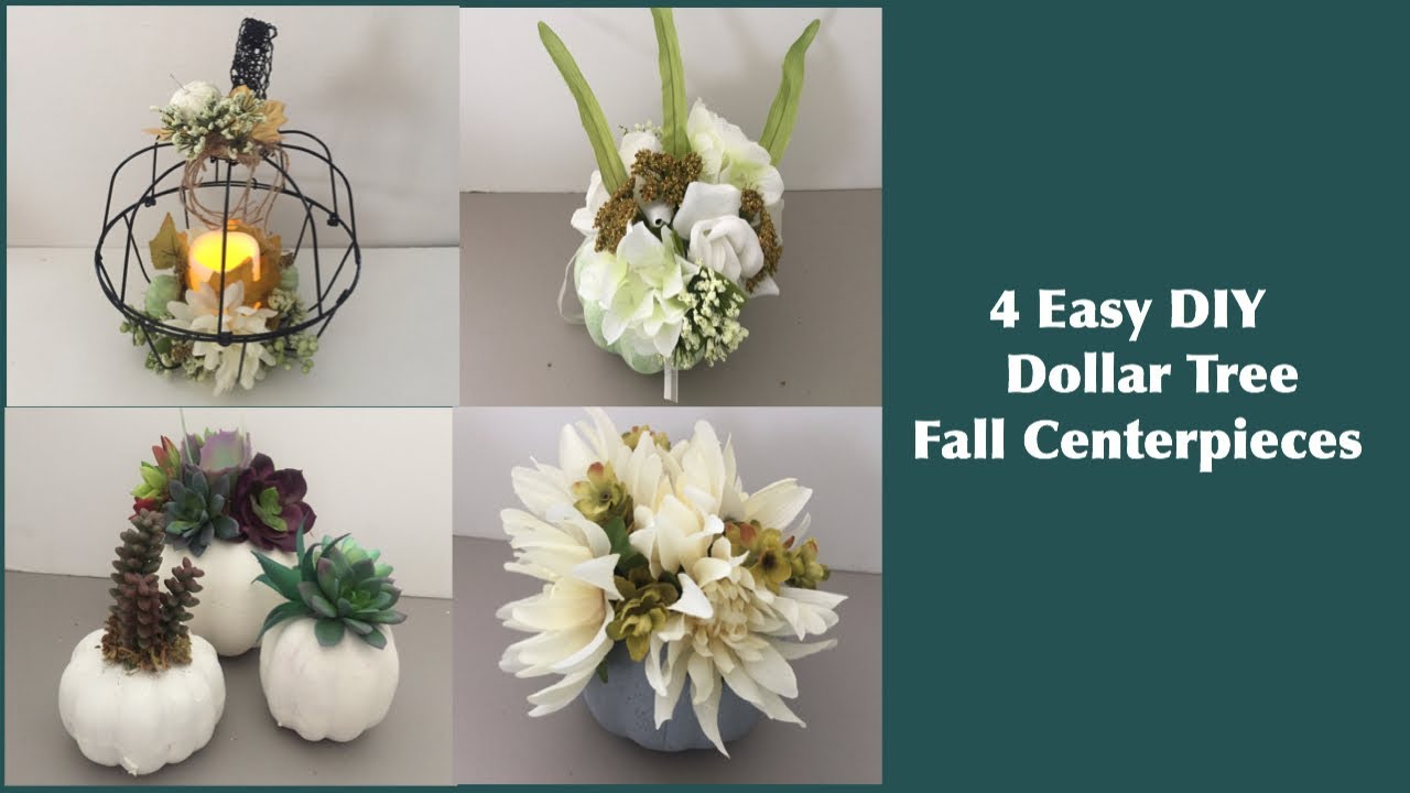 4 Amazing Dollar Tree Diy Fall Centerpieces For Home Decor And 4 Amazing Dollar Tree Diy Fall Centerpieces For Home Decor And Weddings 2018