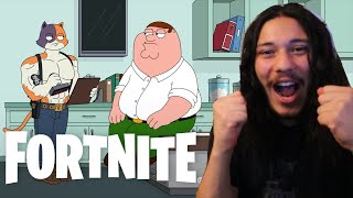 Peter Griffin Seeks Fitness Advice from Meowscles | Fortnite Hybrid Short REACTION