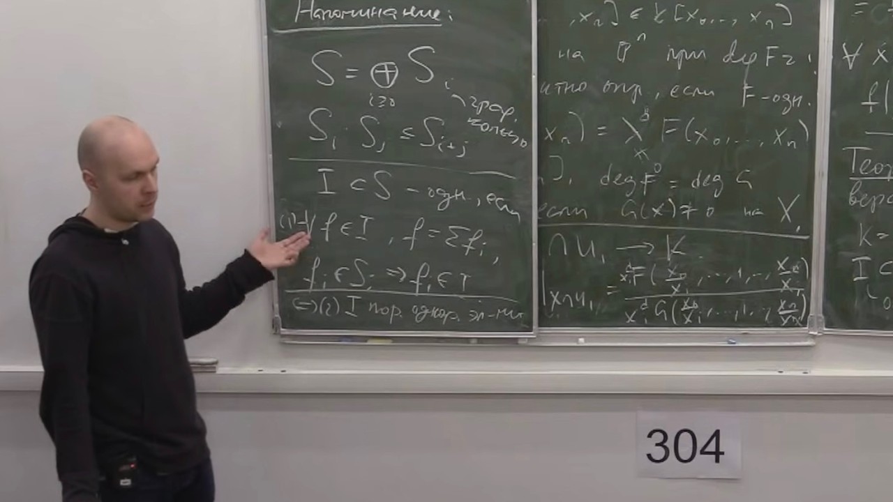 Алгебра-4 (алгебраическая геометрия). Лекция 3, К.В.Логинов