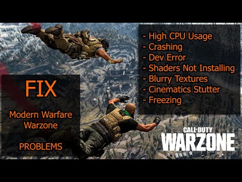 FIX: COD Warzone (Crashes, High CPU Usage, Dev Error, Stutter, Shaders, DirectX)