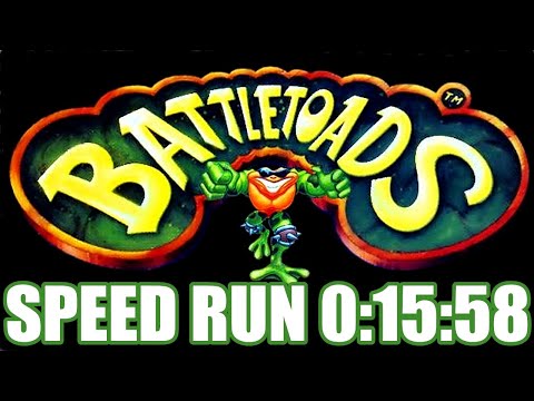 Battletoads（FC）- SPEED RUN - 0:15:58 - バトルトード - YouTube