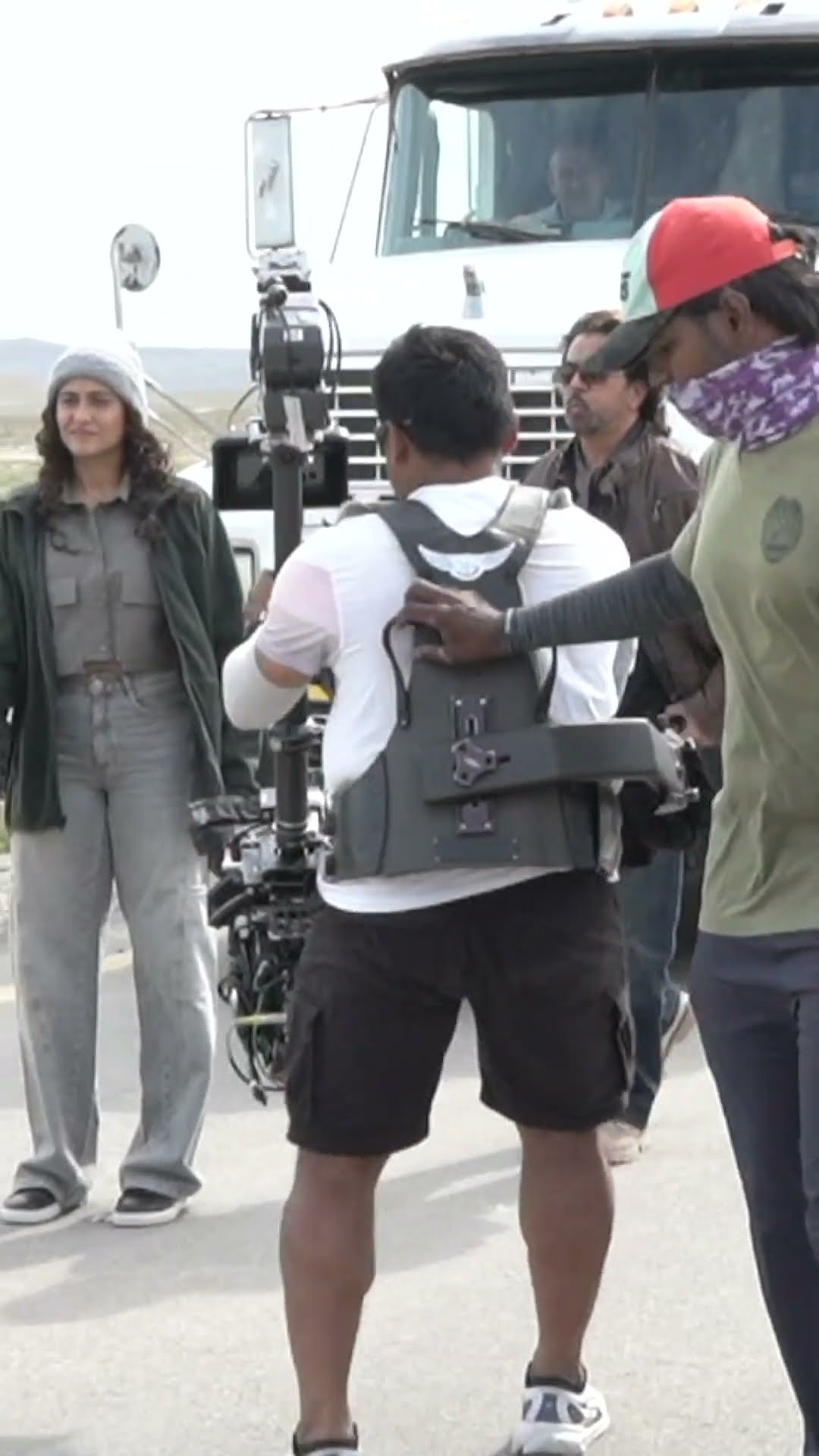 Vidaamuyarchi Trailer BTS | Ajith Kumar | Trisha| Arjun | Magizh Thirumeni | Anirudh #shorts