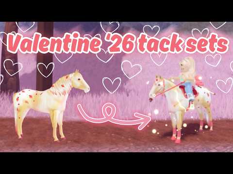 Making TACK SETS for the Valentine’s ‘26 Event Horses! 🍓 | Wild Horse Islands