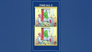 Find 5 Differences | Spot the Difference Between Two Pictures | Worry Monster | Tiny Docs