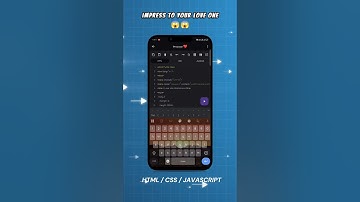 💻 Impress Your Crush with This Coding Magic ❤️ | HTML CSS JavaScript #trending #coding