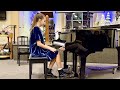 Very First Piano Recital of 14 year old Karolina Protsenko