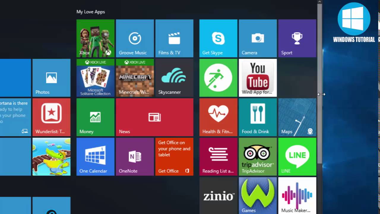 How To Adjust Start Menu In Windows 10 YouTube