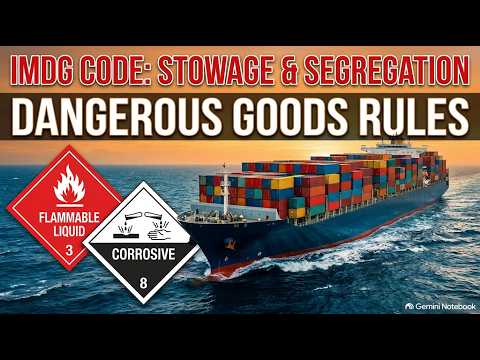 IMDG Code Stowage & Segregation Rules Explained | Dangerous Goods Shipping Guide