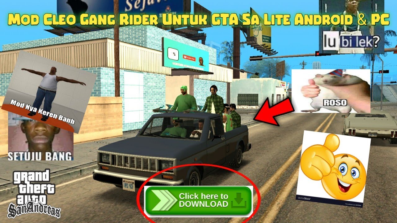 GTA San Andreas GTA SA Gang Editor (Cleo) for Android Mod 