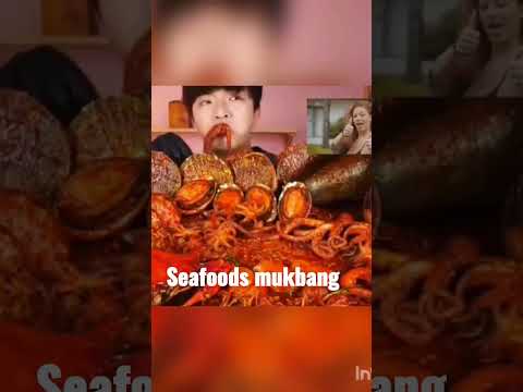 SEAFOODS/SQUID MUKBANG / ASMR