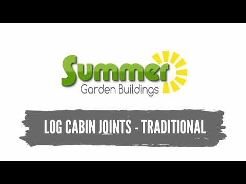 Summer Garden Buildings - Traditional Log Joint
