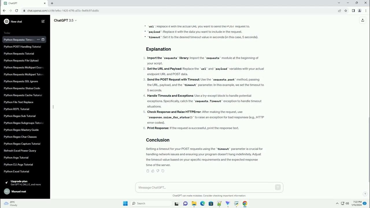 Python requests post set timeout youtube