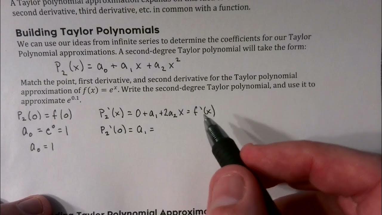 7C.1. Finding Taylor Polynomial Approximations of Functions - YouTube