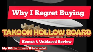 Takoon Slide Hollow Board Review Unbiased Honest in depth | Parawing Wingfoil Foil Construction Tips