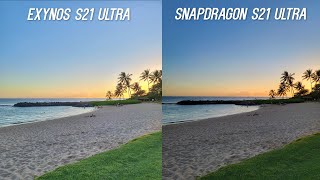 Galaxy S21 Ultra Camera Test Exynos vs Snapdragon After Updates
