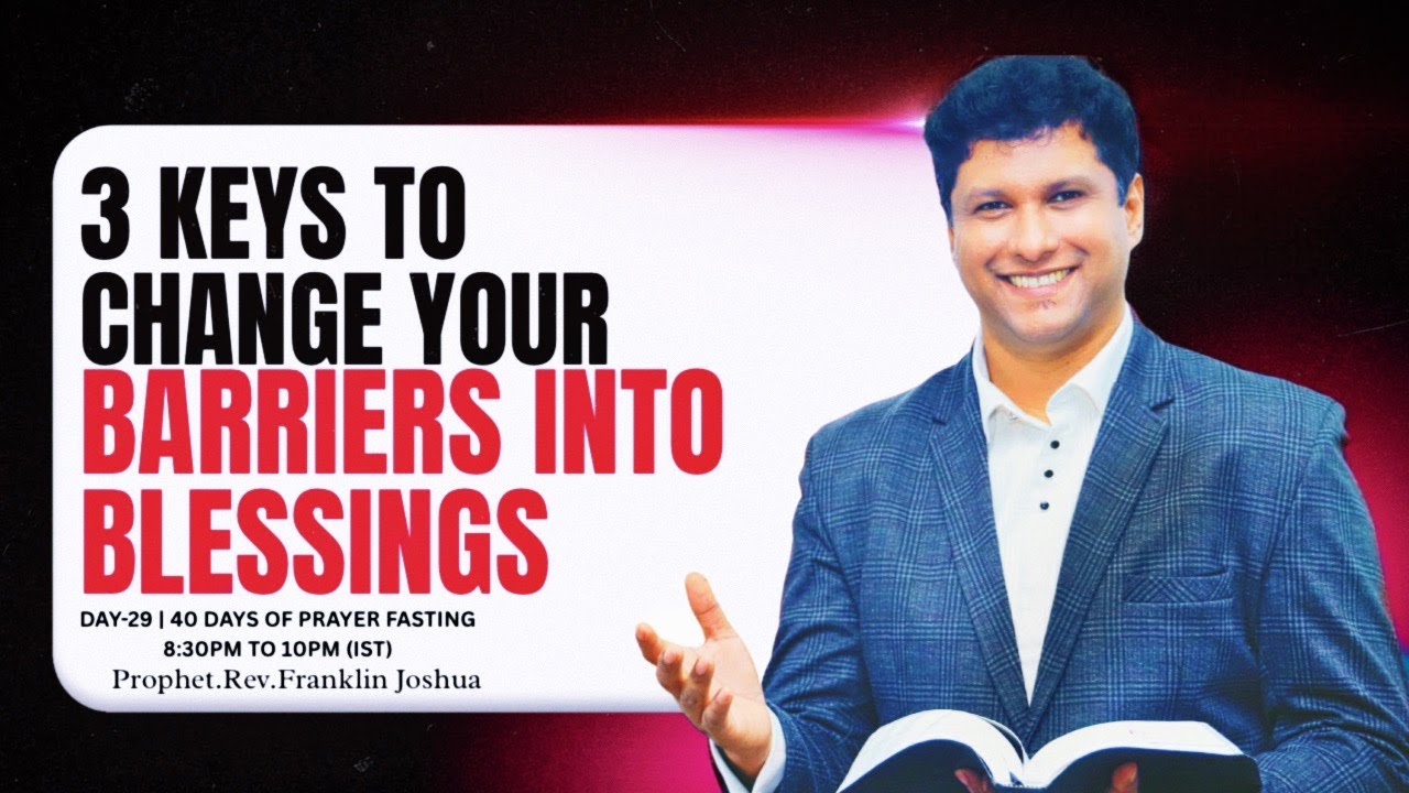 LIVE | 3 KEYS TO CHANGE YOUR BARRIERS INTO BLESSINGS (PART-2)