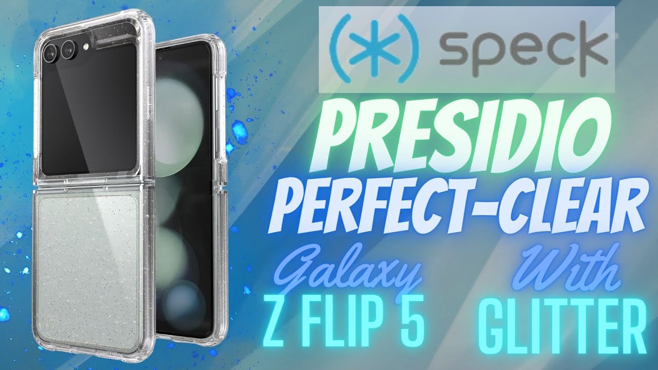 Speck Galaxy Flip 5 Presidio Perfect Clear Fold Phone Case in Clear