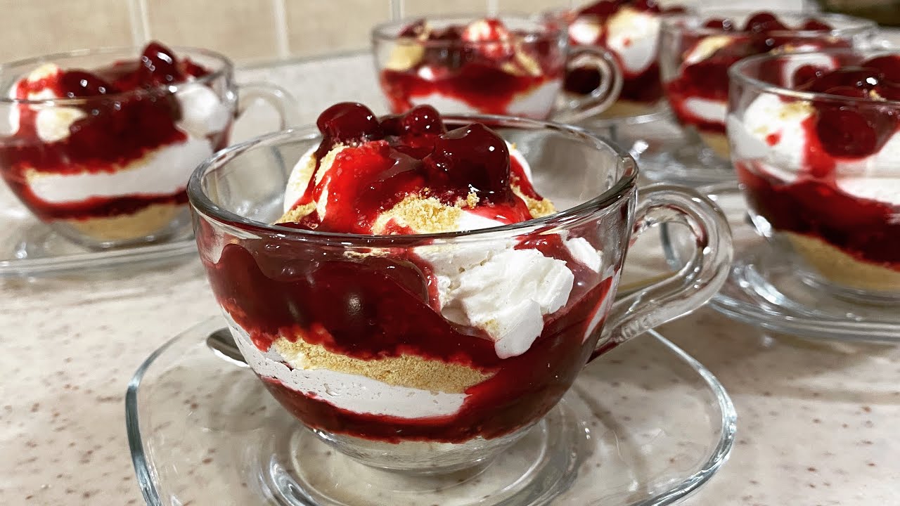 Osvežuvački Desert vo Čaši za 5 min. Vreme 👌🥰