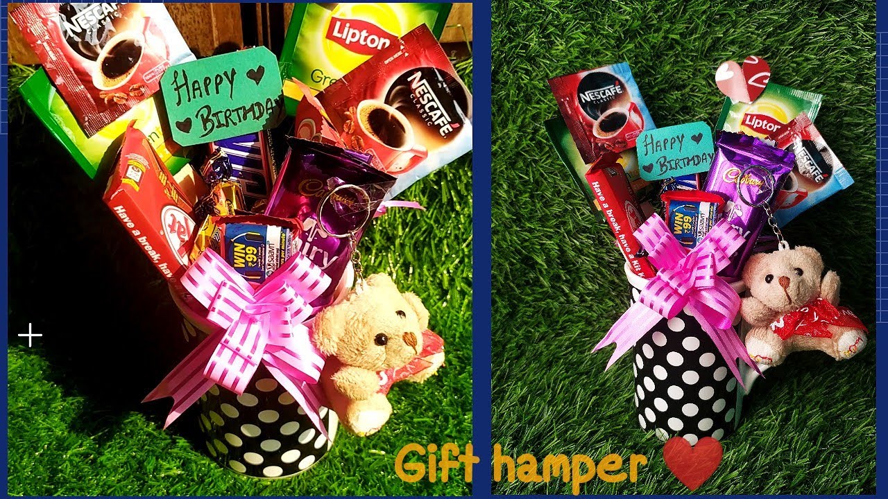 How to make chocolate hamper at home How to make chocolate gift