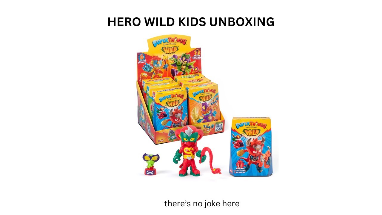 SUPERTHINGS WILD KIDS HEROES UNBOXING