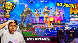WORLD's RANK 1 TEAM JONATHAN 11 KILLS WWCD?? FINAL CIRCLE BMPS BEST Moments in PUBG Mobile
