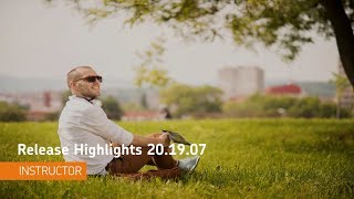Release Highlights - July 2019 v.20.19.07 - Instructor