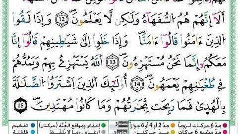 سورة البقرة-كاملة ومكتوب بصوت توفيق النوري صوت جميل