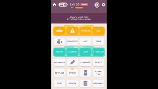 Word Jam - Association Puzzle - Levels 11-20 screenshot 2
