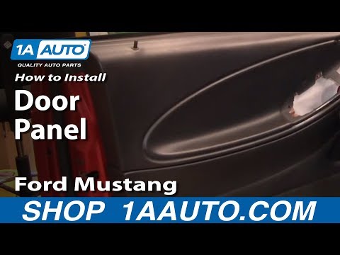 How To Remove Door Panel 99-04 Ford Mustang