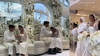 Sekitar Majlis Kahwin Atirah Kamaruzzaman,Tahniah Tyra & Suami Sama Cantik Sama Padan 😍