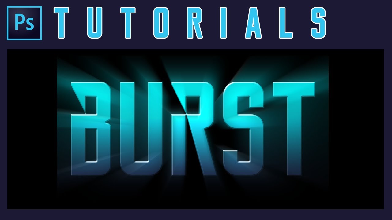 HOW TO USE BURST EFFECT IN PHOTOSHOP