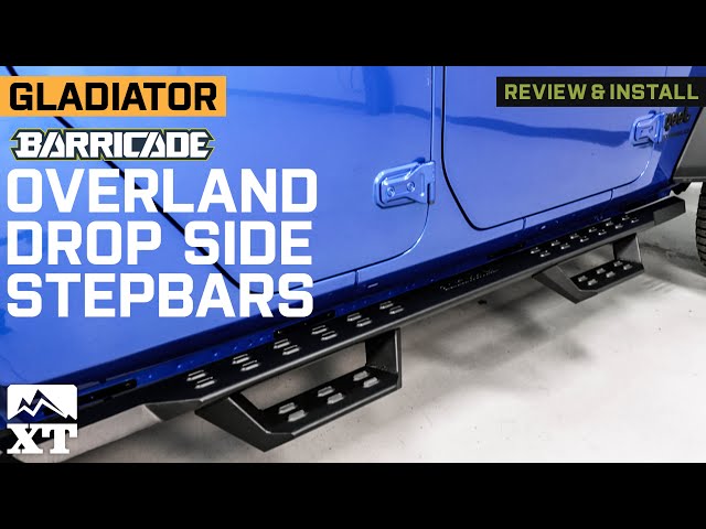 Jeep Gladiator JT Barricade HD Overland Drop Side Step Bars