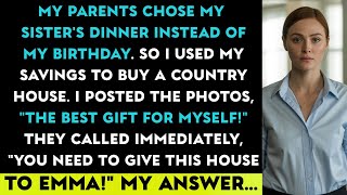 Parents Chose My Sister's Dinner Instead Of My Birthday. So I Bought A Country House And Posted...