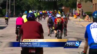 RAGBRAI riders roar across Iowa on day two