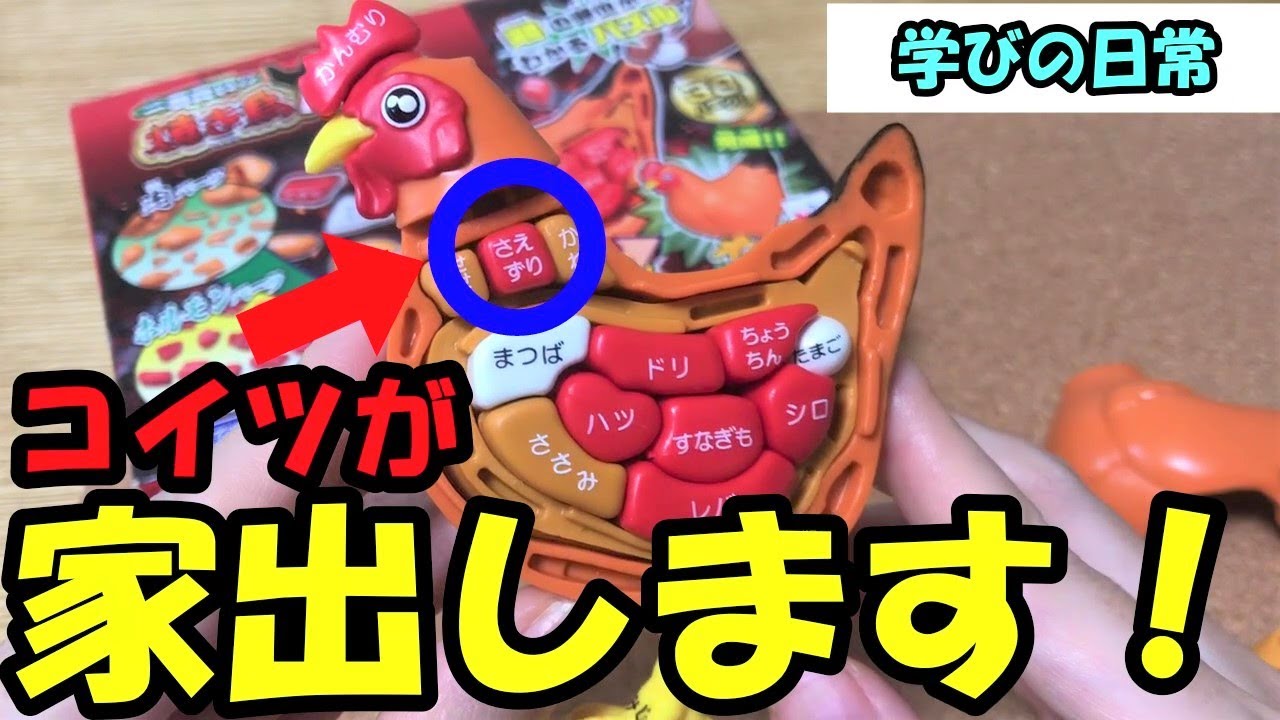 これで君も焼き鳥名人！！一目でわかるニワトリ解体パズル【学びの日常