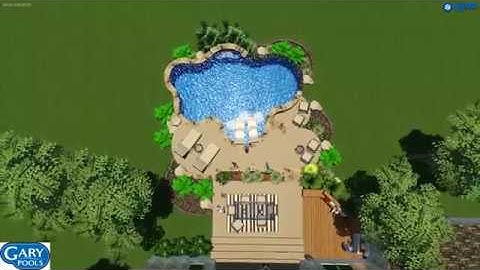 Custom Pool Design By: Kevin Hernandez of Gary Pools. 2019