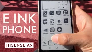 E ink phone Android app showcase | Hisense A9 review