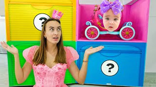 Four Colors Garage Challenge With Baby Alice