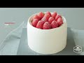 새하얀❄️딸기 생크림 케이크 만들기 : Strawberry Cake Recipe | Cooking tree