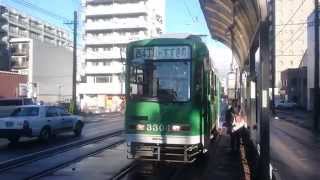 札幌市電 東本願寺前 到着 20151121