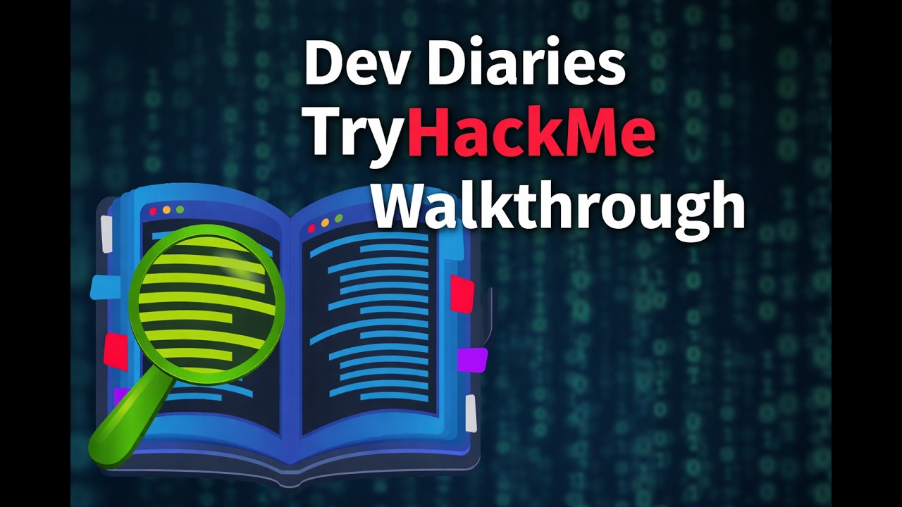 Cracking Dev Diaries | TryHackMe Walkthrough 🔥 (Beginner Friendly ...