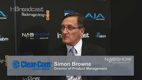 InSight At NABSHOW 2016 Clear-Com